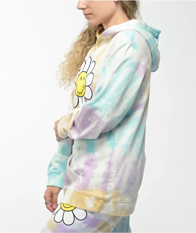 Tie dye best sale smiley face hoodie