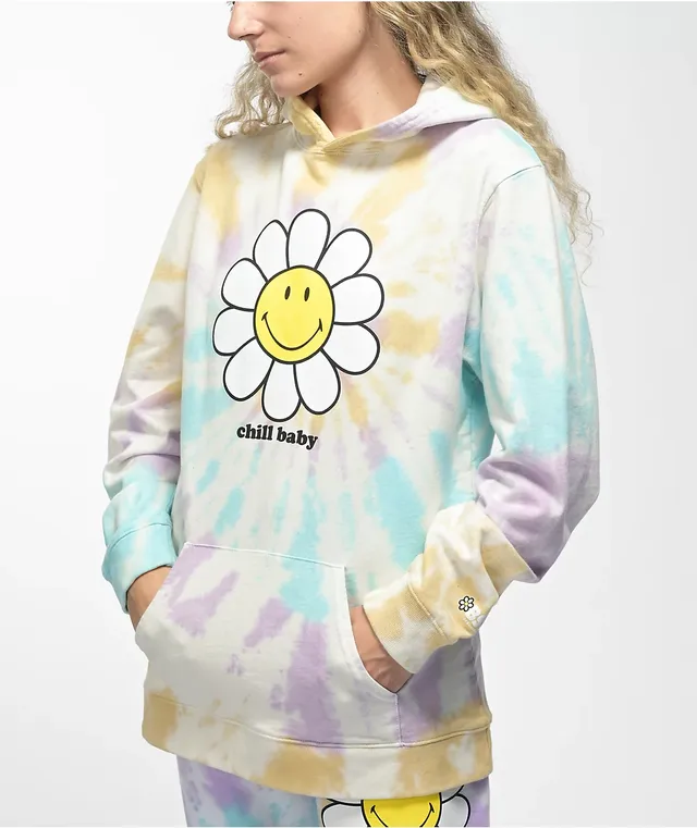 By Samii Ryan x Smiley Chill Baby Multicolor Tie Dye Hoodie