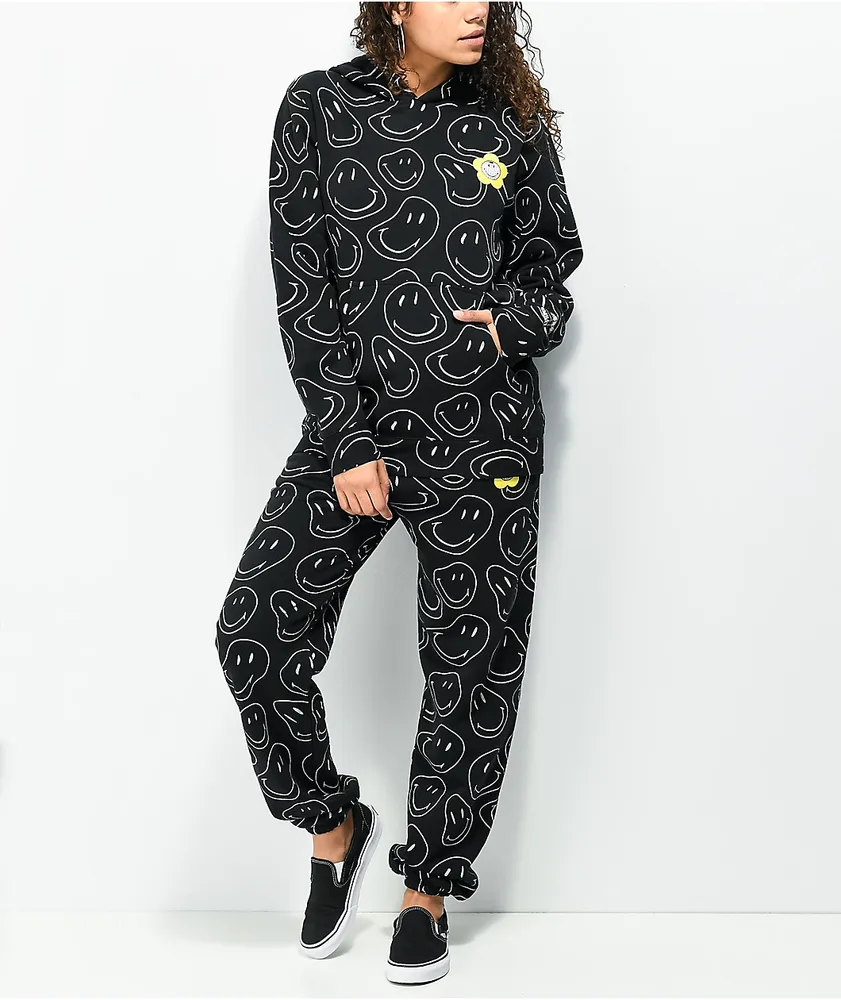 By Samii Ryan x Smiley Universe Black Sweatpants | Arden Fair