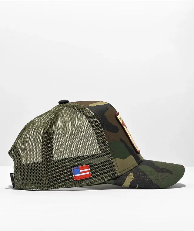 CAPSLAB x Street FIghter Guile Camo Trucker Hat at