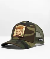 CAPSLAB x Street FIghter Guile Camo Trucker Hat at