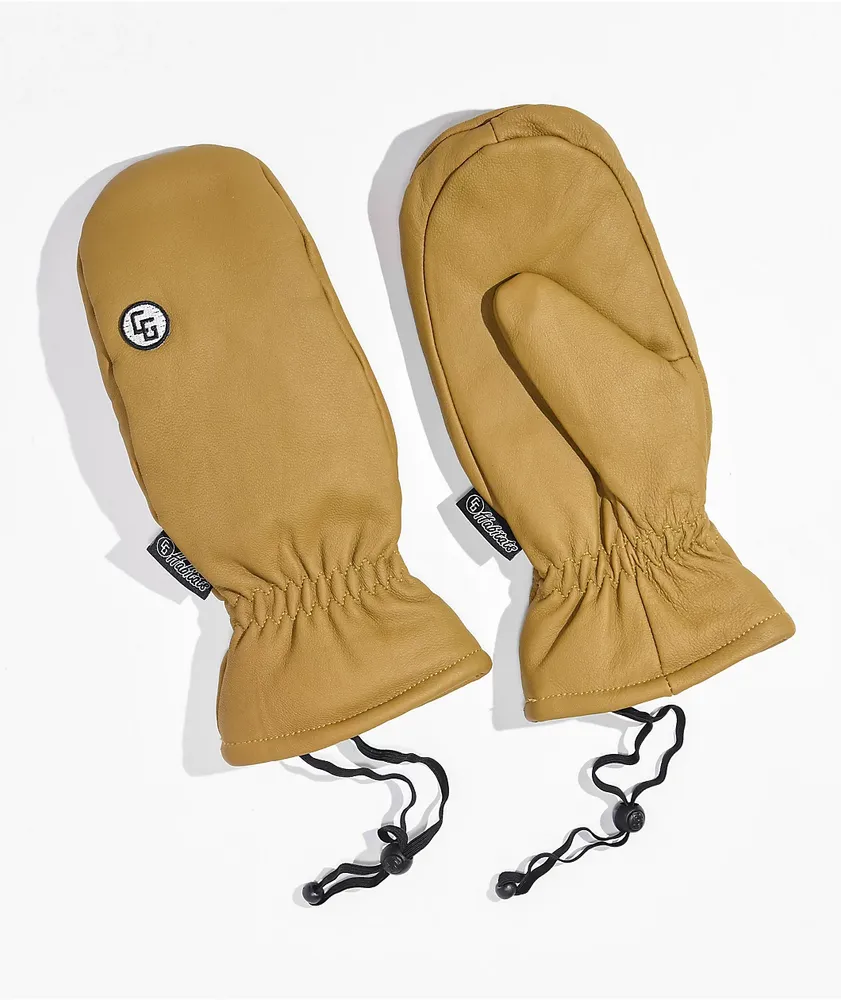 Brown snowboard sale gloves