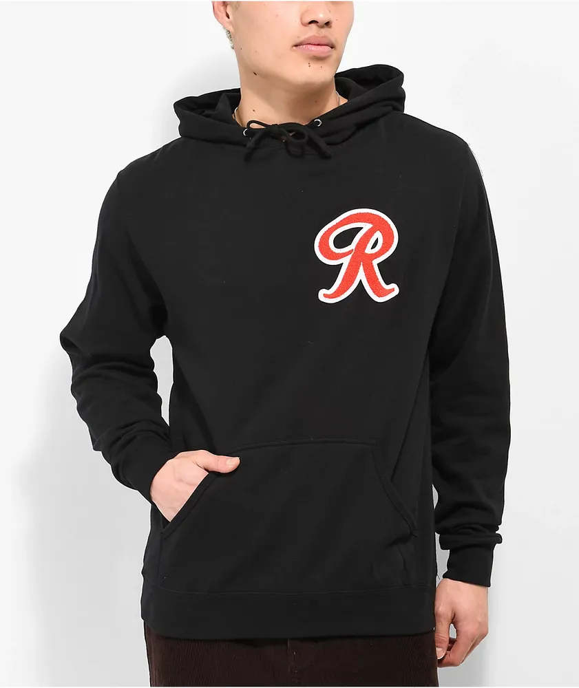 Casual black hoodie 2025