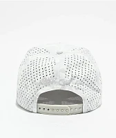 CboysTV Life Wide Open Snow Camo Mesh Snapback Hat at Foxvalley