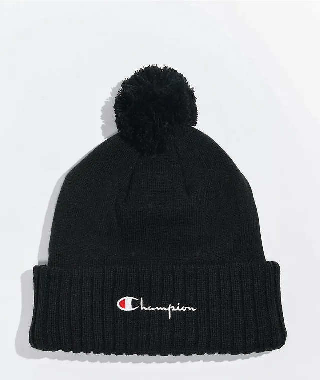 Champion script outlet knit pom