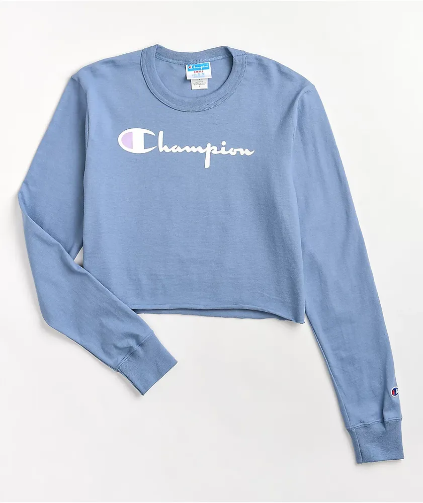 Champion light clearance blue long sleeve