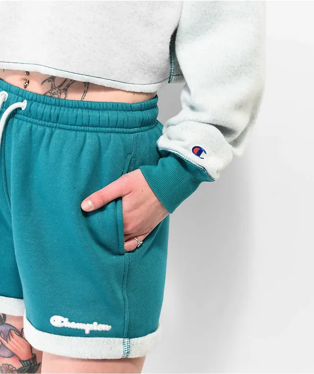 Green champion deals hoodie zumiez