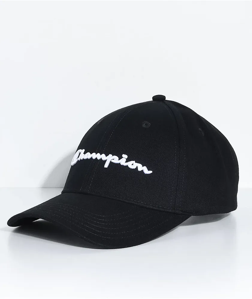 Black champion shop cap