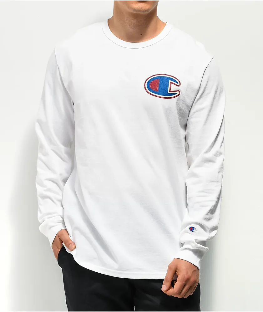 White champion new arrivals long sleeve