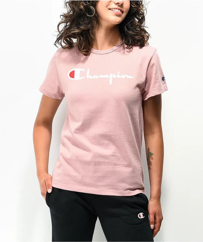 Champion Heritage Beige Pink T Shirt CoolSprings Galleria