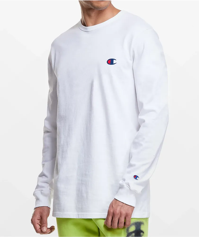 White long sleeve champion outlet