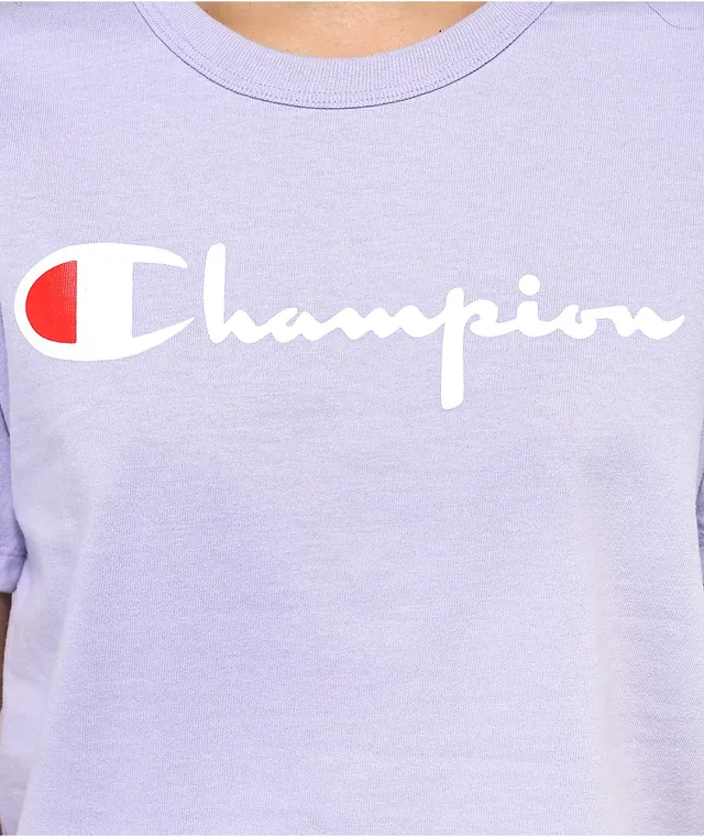 Light purple champion shirt top