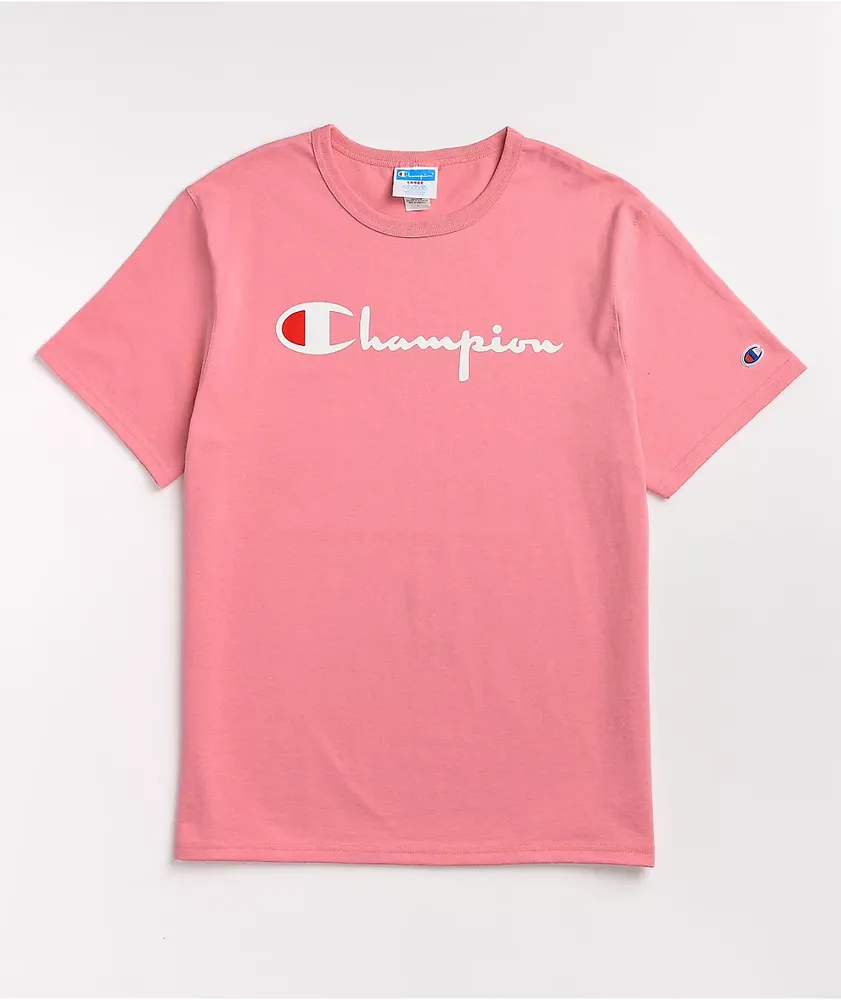 Champion heritage script t-shirt clearance