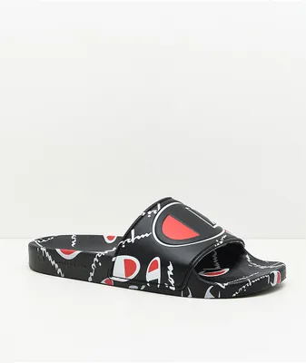 Black champion slides hotsell