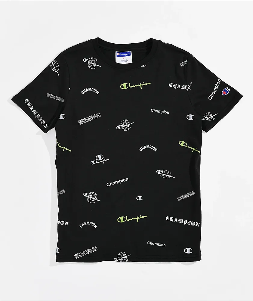 Black champion sale shirt kids