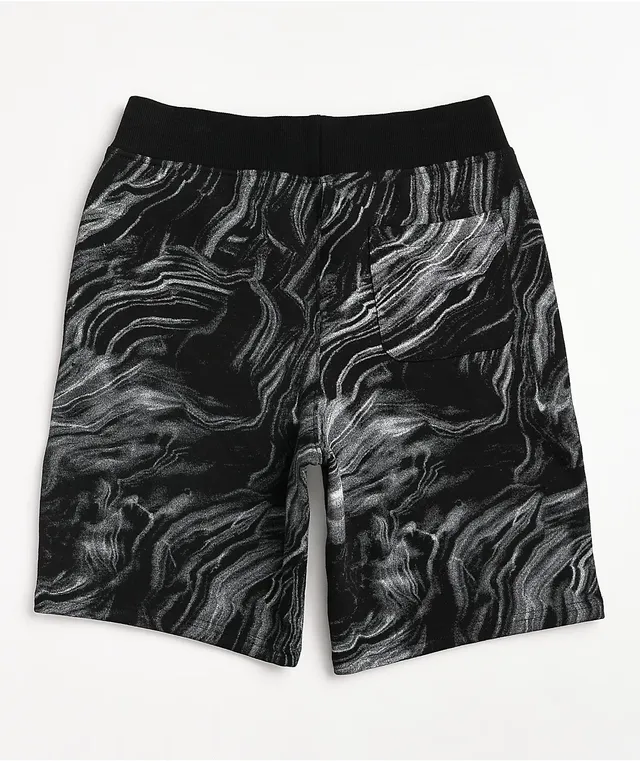Champion Kids Marbled Black Sweat Shorts CoolSprings Galleria