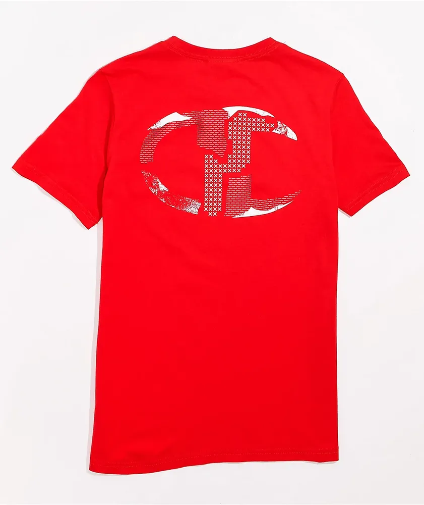 Red champion shirt new arrivals kids