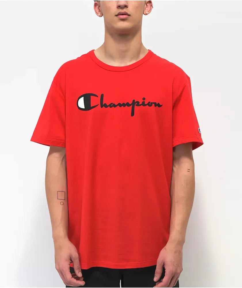 Champion Lightweight Red T Shirt CoolSprings Galleria