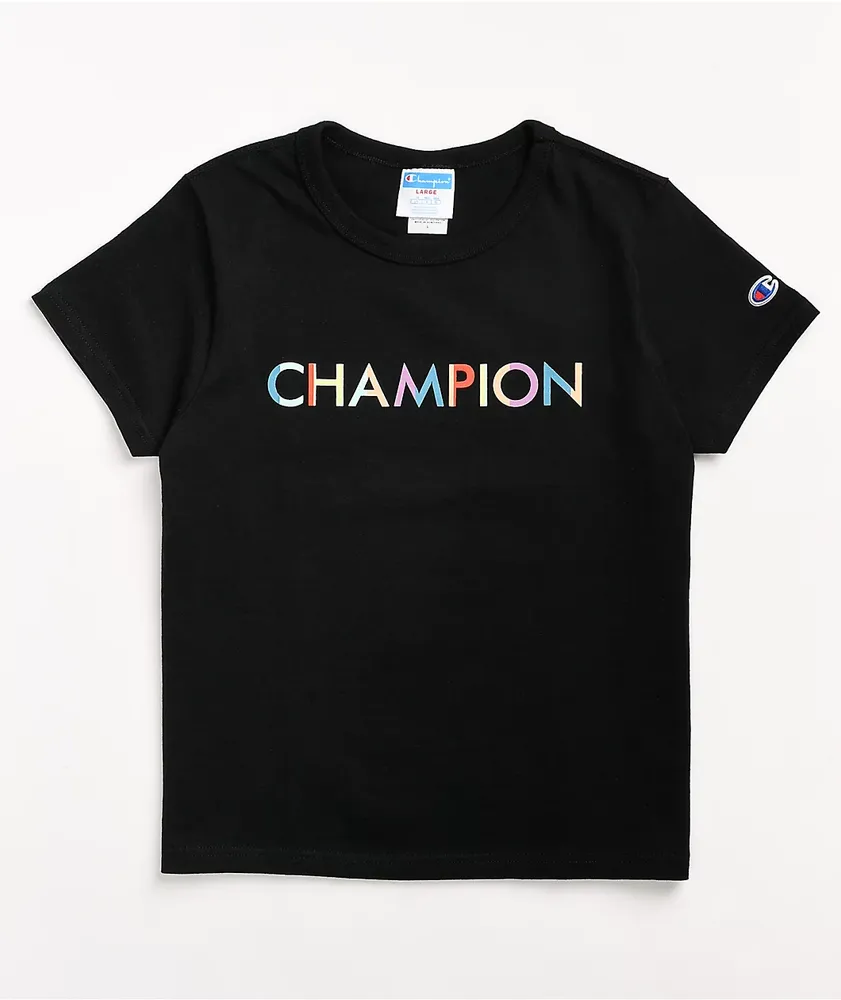 Champion Multi C Block Black T Shirt CoolSprings Galleria