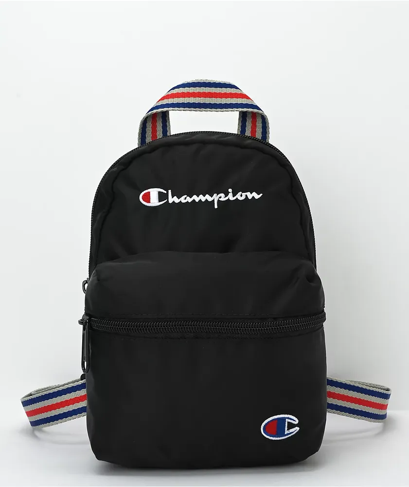 Champion Qualifier Convertible Black Mini Backpack
