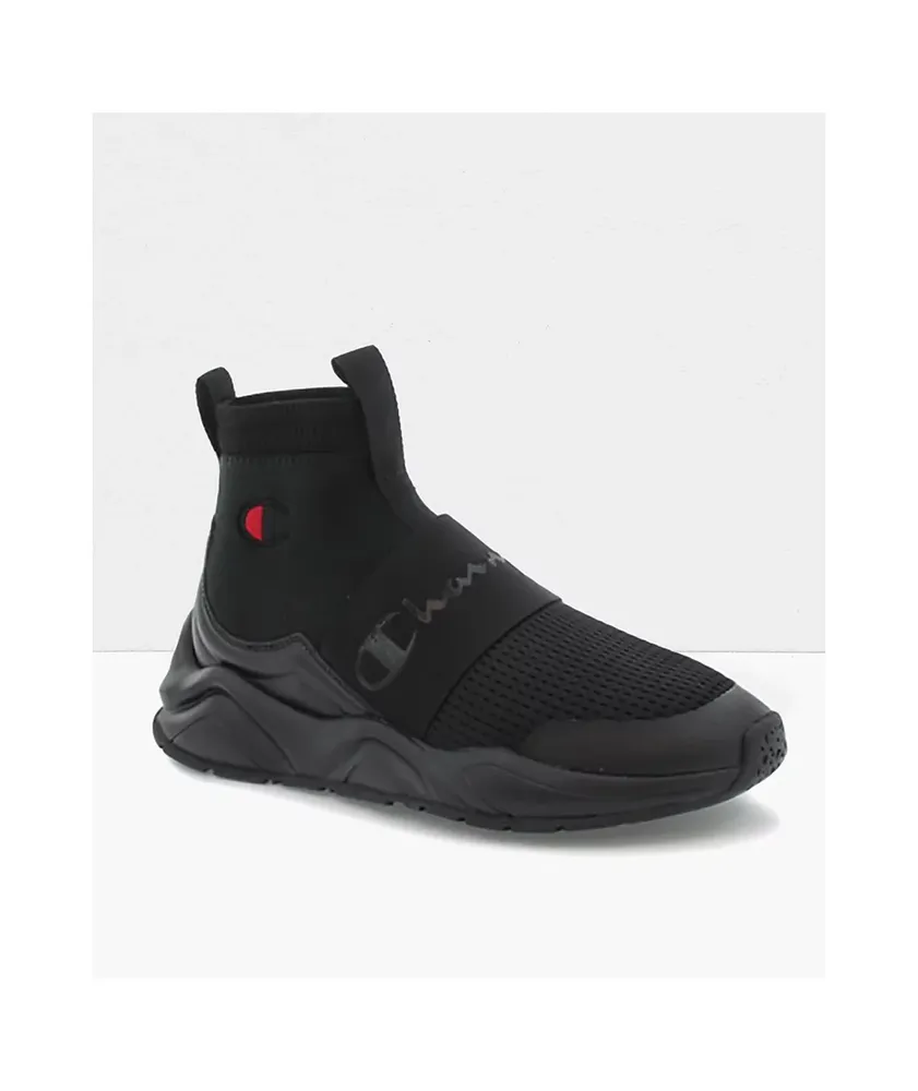 Champion Rally Mono Black Shoes Willowbrook Shopping Centre