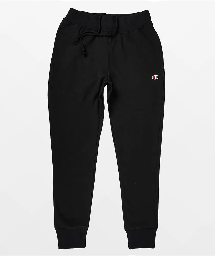 Champion Reverse Weave Black Jogger Sweatpants The Pen Centre