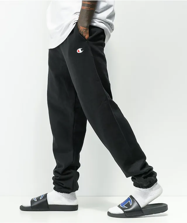 Champion Reverse Weave Black Sweatpants Hamilton Place