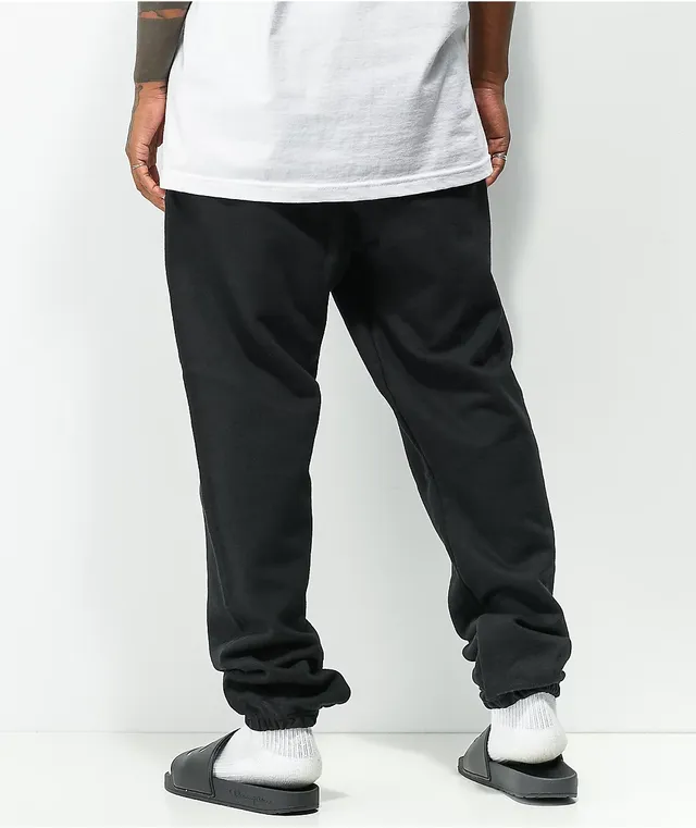 Champion reverse weave banded bottom black sweatpants 2025