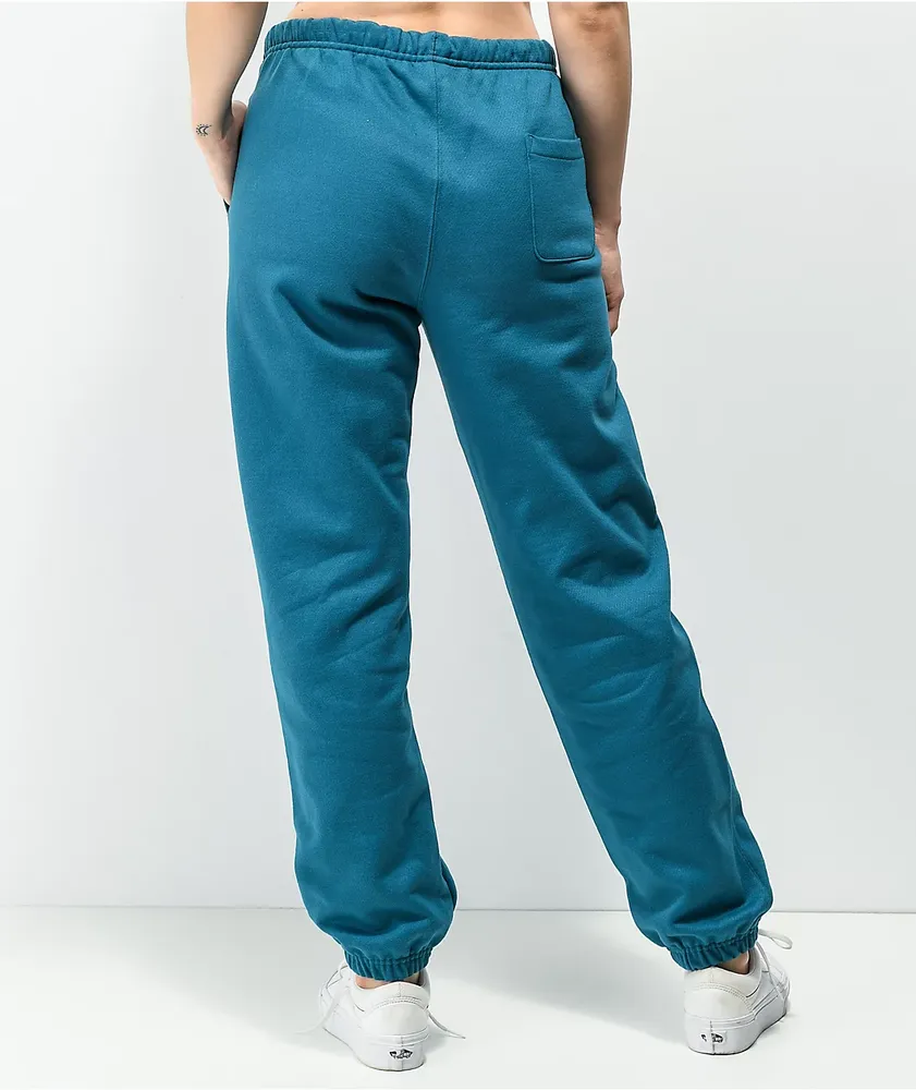 Champion Reverse Weave Boyfriend Fit Teal Sweatpants Coquitlam