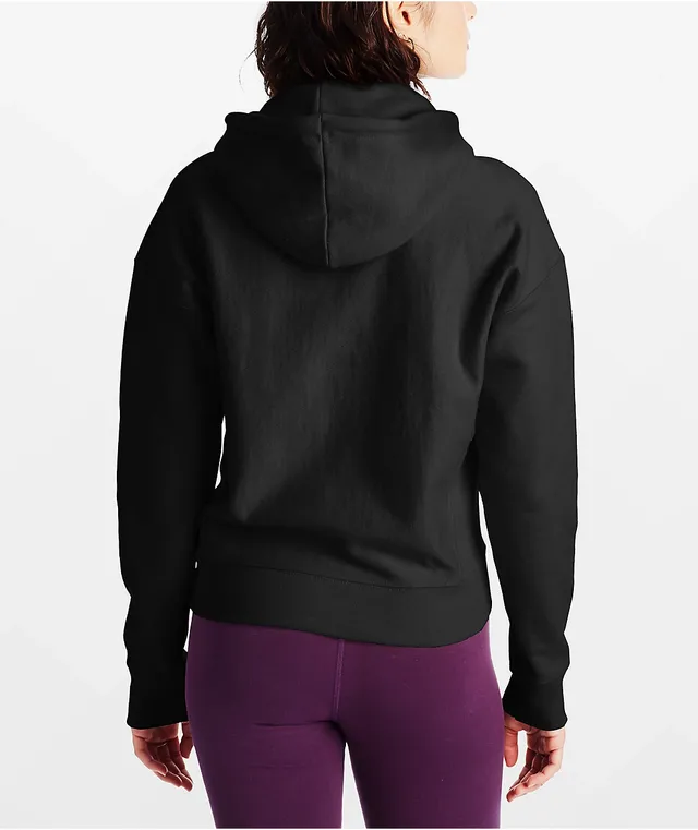 Pink champion store hoodie zumiez