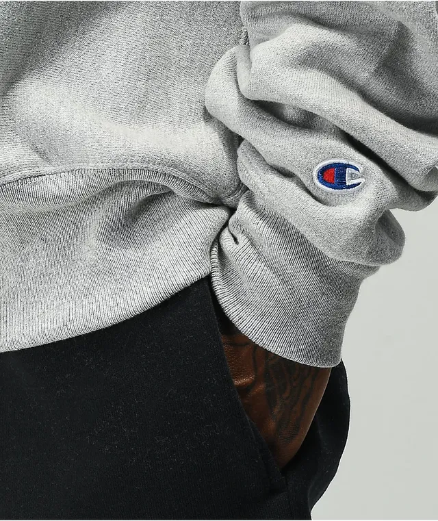 Champion Reverse Weave Grey Crewneck Sweatshirt CoolSprings Galleria