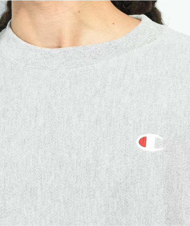 Champion Reverse Weave Grey Crewneck Sweatshirt Vancouver Mall