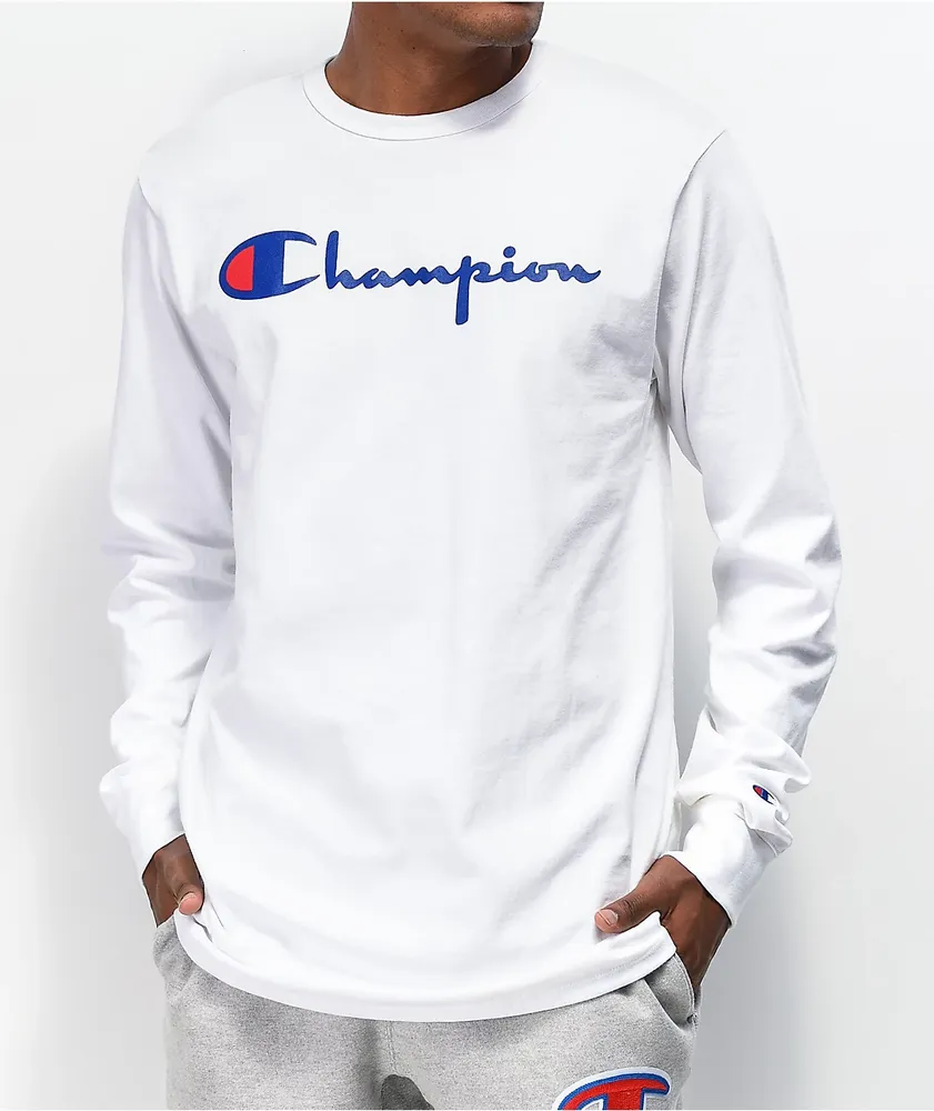 Champion t shirt long sleeve online