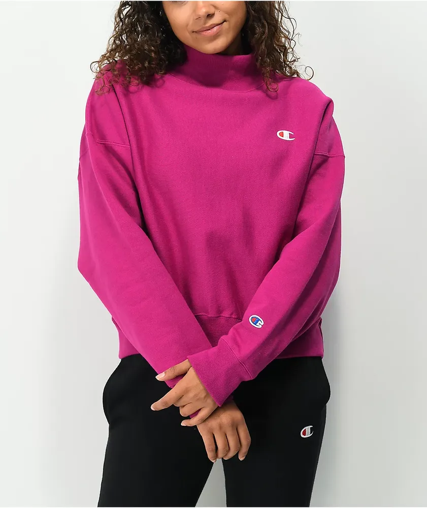 Champion women's reverse weave crew sweatshirt discount
