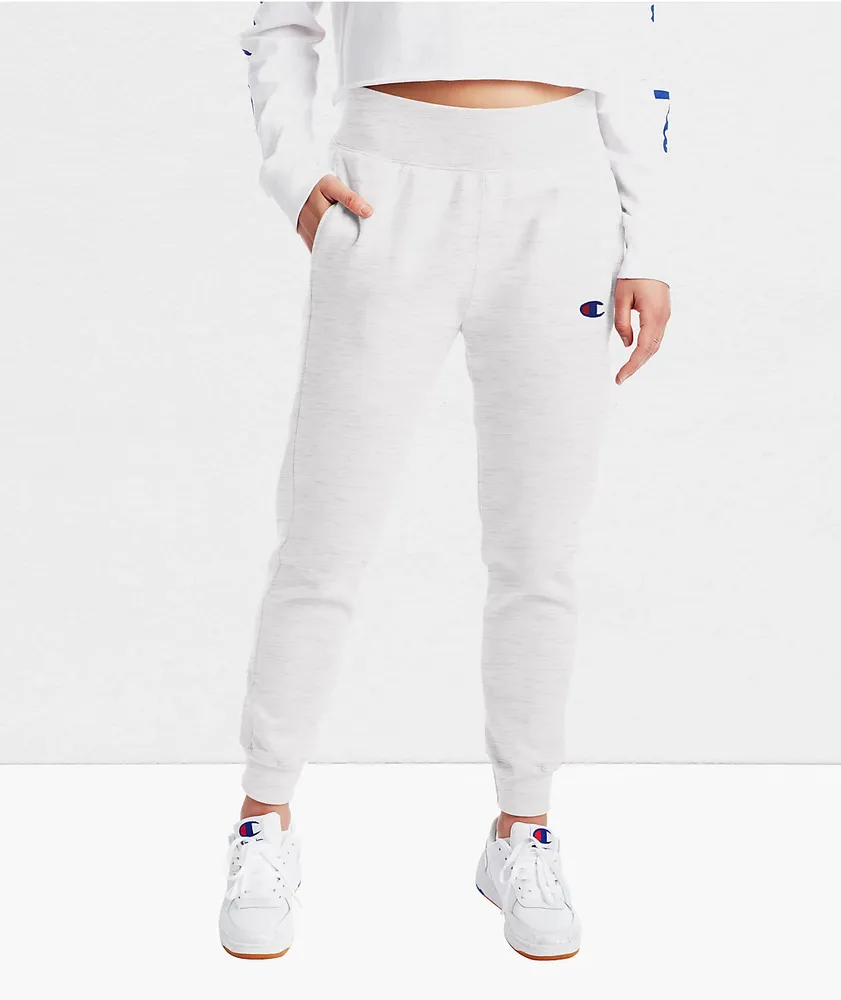 Champion Reverse Weave Light Grey Jogger Sweatpants The Pen Centre