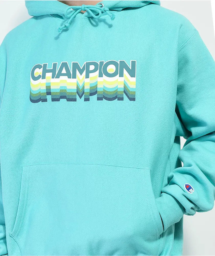 Champion multi logo 2025 hoodie