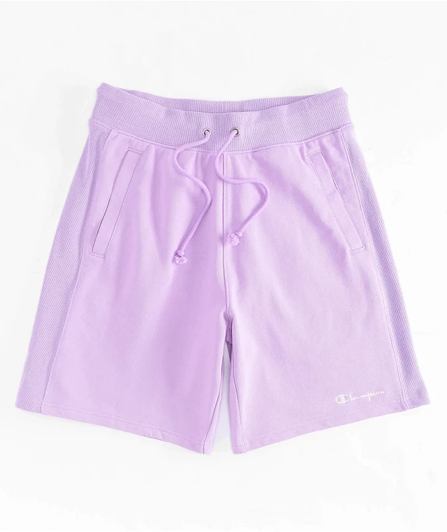 Champion Reverse Weave Purple Sweat Shorts | MainPlace Mall