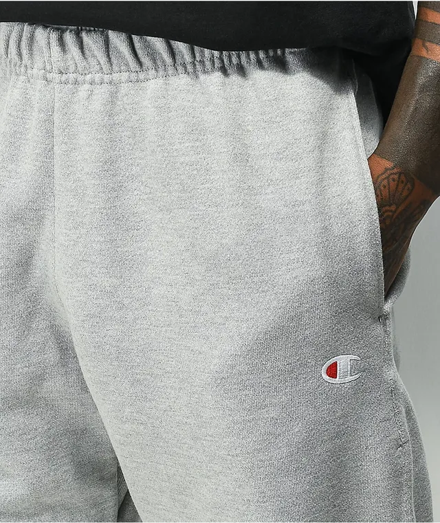 Champion Reverse Weave Small C Grey Sweatpants CoolSprings Galleria