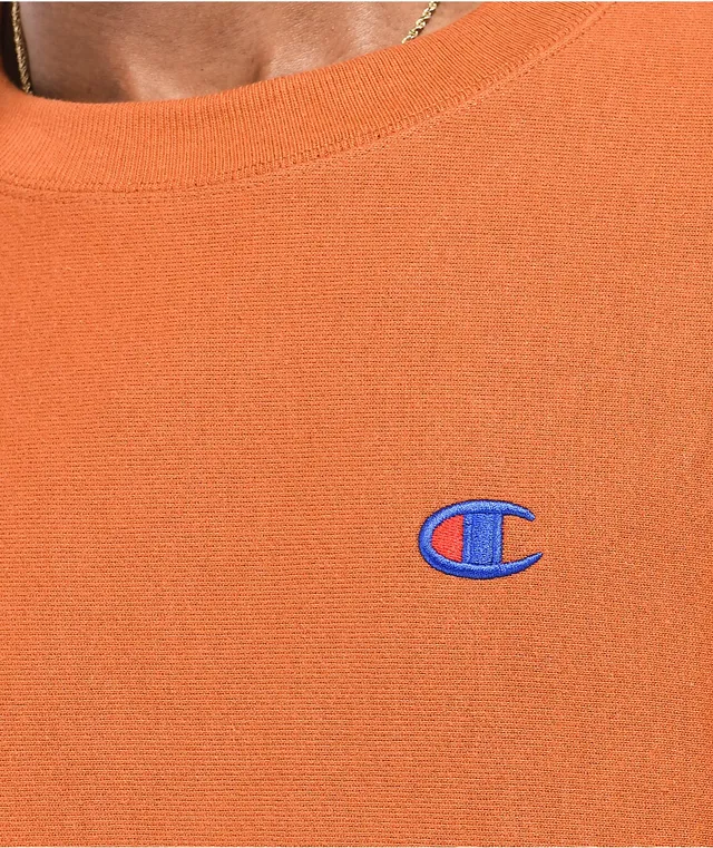 Champion Reverse Weave Texas Orange Crewneck Sweater | CoolSprings 