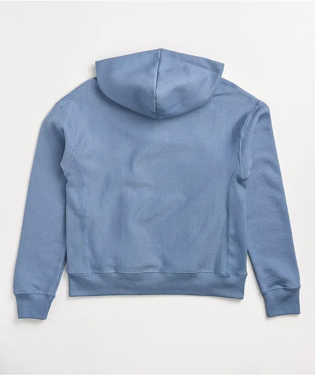 Champion reverse sales weave blue hoodie