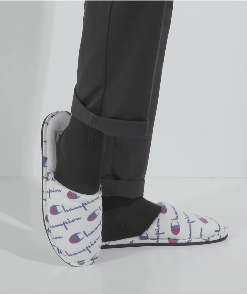 Champion Sleepover Script White Slippers Mall of America