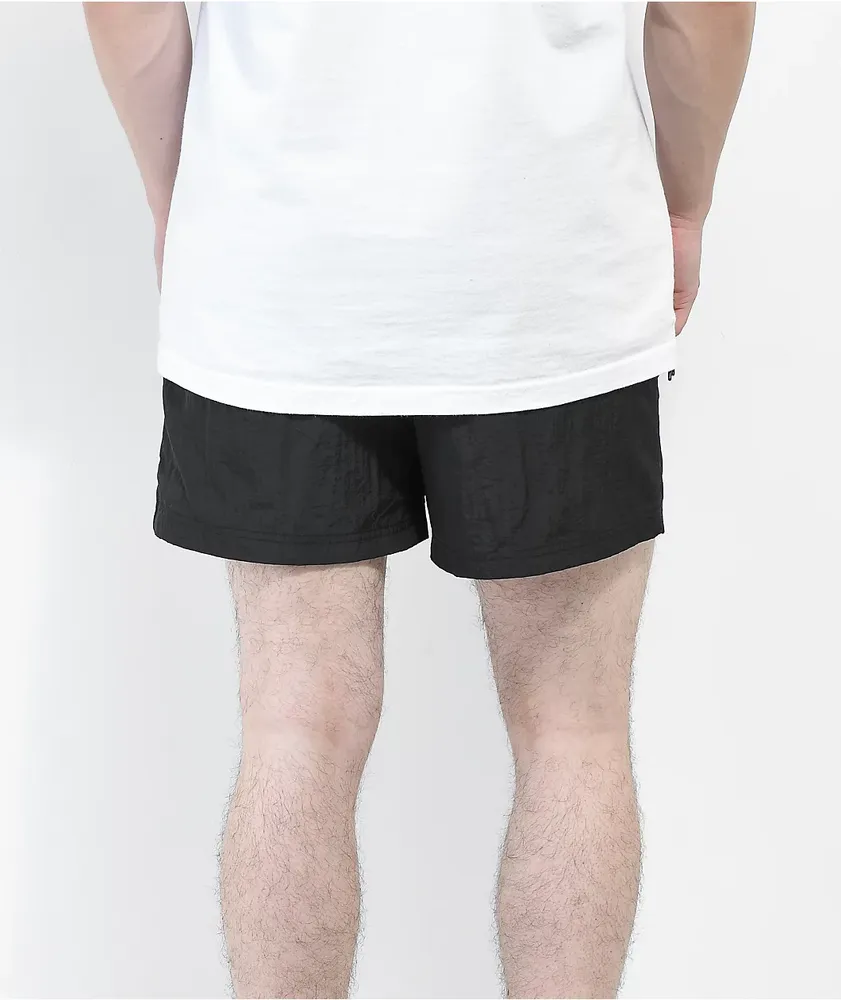 Champion Warm Up Black Nylon Shorts at Hamilton Place in