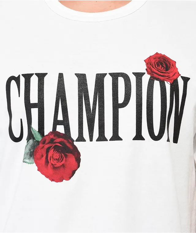 Tee shirt champion hotsell rose