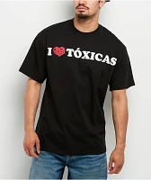 Chicos Toxicos I Heart Toxicas Black T-Shirt at Hamilton Place in