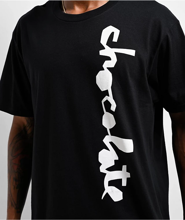 USEDレアFLATBACKER＆E-Z-Oデザイン Tシャツ ブラック XXL Chocolate Stencil Black T-Shirt | Liberty Center