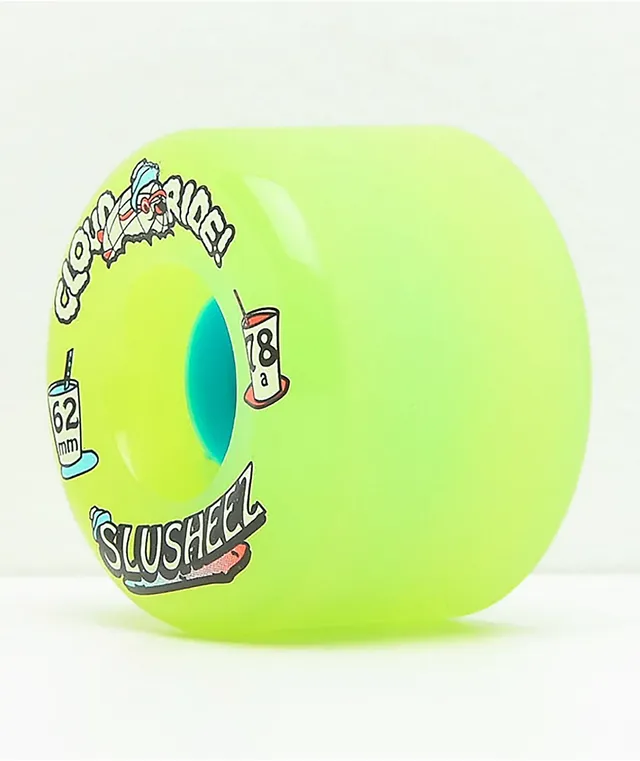 Cloud Ride Slusheez Lime 62mm 78a Cruiser Wheels | CoolSprings 