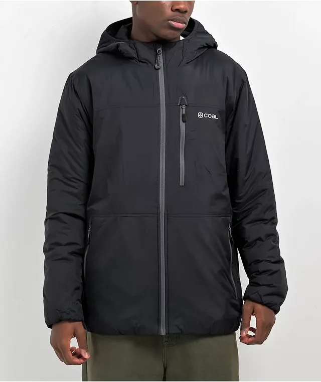 Coal Crescent Black Mid Layer Snowboard Jacket | Hamilton Place