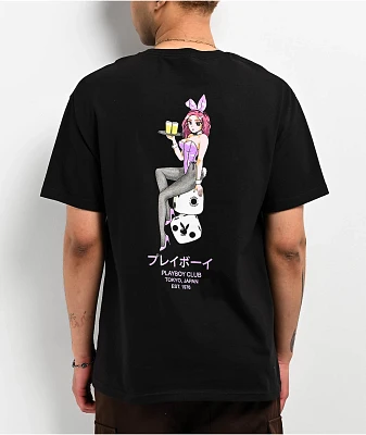 Color Bars x Playboy Open Late Black T-Shirt | MainPlace Mall