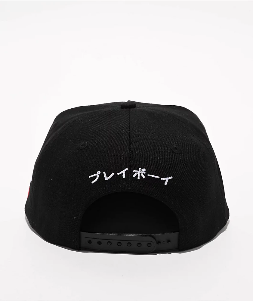 Color Bars x Playboy Tokyo Club Black Snapback Hat | Arden Fair