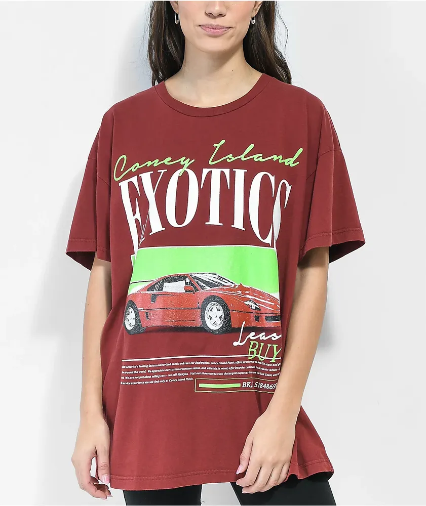 Red boyfriend hotsell t shirt